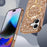 For iPhone 17 Magnetic Phone Case Glitter Electroplated TPU Frame PC Back Cover - Rose Gold - 4