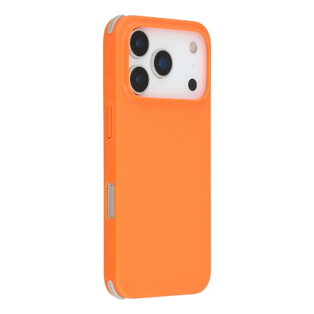 X-LEVEL For iPhone 17 Pro Case Compatible with MagSafe Hard PC Phone Back Cover - Orange - 1