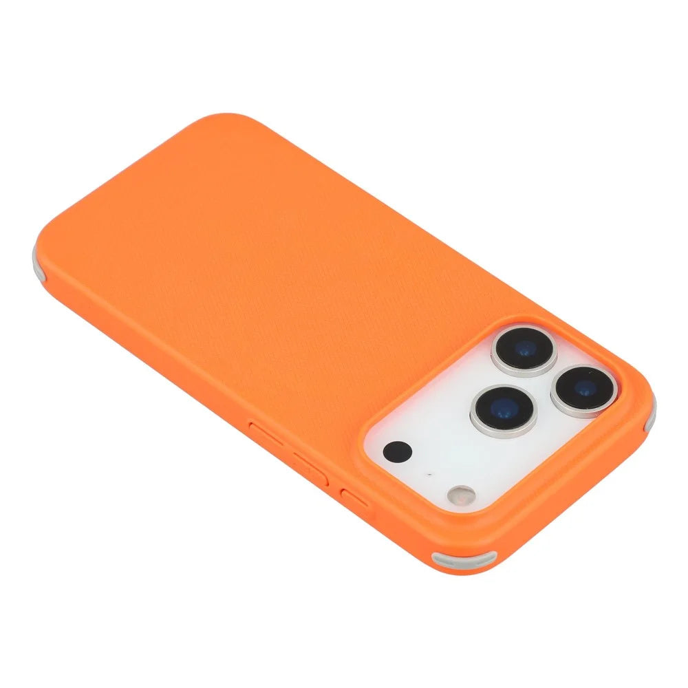 X-LEVEL For iPhone 17 Pro Case Compatible with MagSafe Hard PC Phone Back Cover - Orange - 5