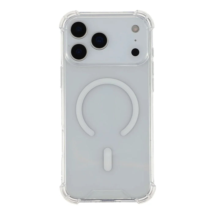 For iPhone 18 Pro / 17  Pro Case Compatible with MagSafe 1.5mm Shockproof Clear Phone Back Cover - 1