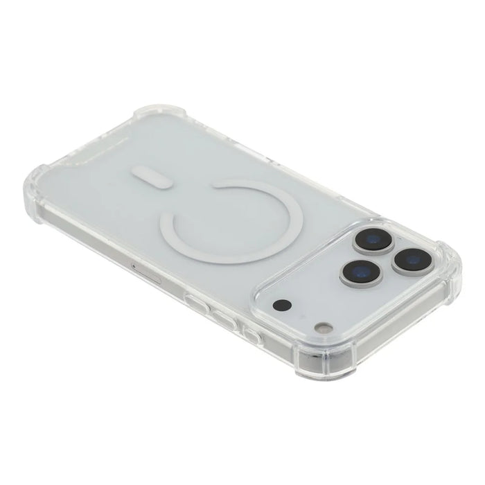 For iPhone 18 Pro / 17  Pro Case Compatible with MagSafe 1.5mm Shockproof Clear Phone Back Cover - 4