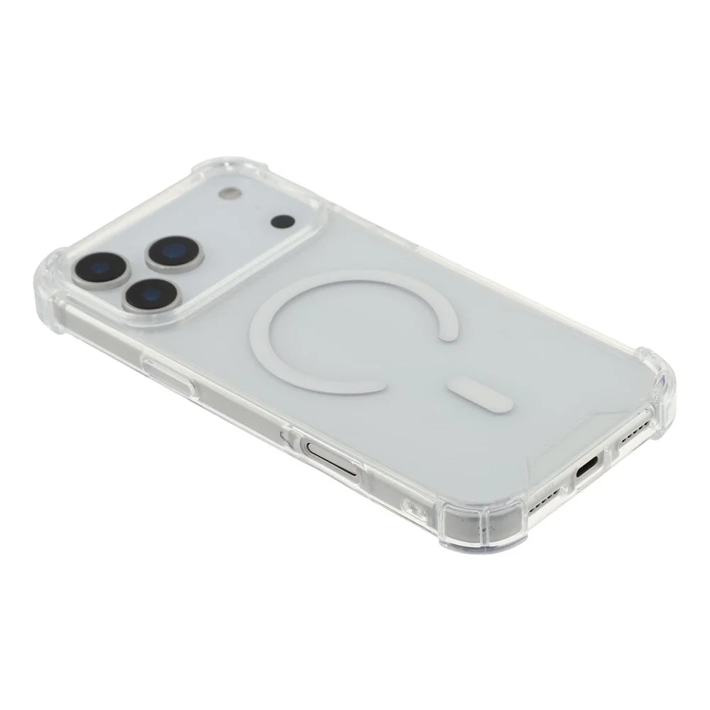 For iPhone 18 Pro Max / 17 Pro Max Case Compatible with MagSafe 1.5mm Shockproof Clear Phone Back Cover - 3