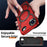 For iPhone Air Magnetic Case Ring Kickstand PC + TPU Hybrid Phone Cover - Red - 5