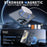 For Samsung Galaxy S25 Magnetic Case Kickstand Grid Texture TPU PC Phone Back Cover - Blue - 2