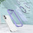 For iPhone 17 Case Compatible with MagSafe TPU + Acrylic Kickstand Phone Cover - Light Purple - 4