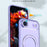 For iPhone Air Case Compatible with MagSafe TPU + Acrylic Kickstand Phone Cover - Light Purple - 5