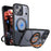 For iPhone 18 Pro / 17 Pro Case Compatible with MagSafe TPU + Acrylic Kickstand Phone Cover - Black - 1