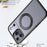 For iPhone 18 Pro / 17 Pro Case Compatible with MagSafe TPU + Acrylic Kickstand Phone Cover - Black - 3