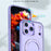 For iPhone 18 Pro Max / 17 Pro Max Case Compatible with MagSafe TPU + Acrylic Kickstand Phone Cover - Light Purple - 5