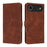 AZNS For iPhone Air Case PU Leather Wallet Phone Cover - Brown - 1