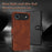 AZNS For iPhone Air Case PU Leather Wallet Phone Cover - Brown - 3