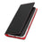 For iPhone 18 Pro Max / 17 Pro Max Wallet Case Genuine Cow Leather Phone Cover Litchi Texture - Black - 4
