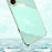 XINLI For iPhone 17 Case TPU Phone Cover with Electroplating Frame - Cyan - 6
