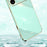XINLI For iPhone 17 Pro Case TPU Phone Cover with Electroplating Frame - Cyan - 6