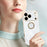 XINLI For iPhone 17 Pro Max Case Ring Kickstand Electroplating TPU Phone Cover - Cyan - 4