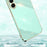 XINLI For Samsung Galaxy S25 FE Case TPU Phone Cover with Electroplating Frame - Cyan - 6