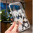For iPhone 17 Pro Magnetic Case IMD Flower Pattern TPU + PC Clear Back Phone Cover - Style A - 7