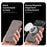 For iPhone 17 Pro Max Case Compatible with MagSafe RFID Blocking Leather Wallet Cover with Rotating Ring Kickstand - Grey - 7
