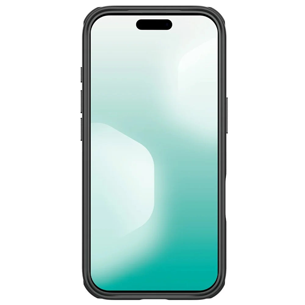 NILLKIN Frosted Shield Pro for iPhone 18 Pro / 17 Pro Case Compatible with MagSafe PC + TPU Phone Cover - Black - 4