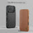 NILLKIN Qin Pro Series for iPhone 17 Case with Card Slots Leather Phone Cover - Brown - 6
