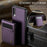 JEEHOOD For Samsung Galaxy A50 Leather Back Cover Magnetic Case  J06 Phone Case with Card Bag RFID Blocking - Purple - 7