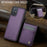 JEEHOOD For Samsung Galaxy A51 4G SM-A515 Leather Back Cover Magnetic Case  J06 Phone Case with Card Bag RFID Blocking - Purple - 4