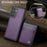 JEEHOOD For Samsung Galaxy A54 5G Leather Back Cover Magnetic Case  J06 Phone Case with Card Bag RFID Blocking - Purple - 4