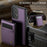 JEEHOOD For Samsung Galaxy A53 5G Leather Back Cover Magnetic Case  J06 Phone Case with Card Bag RFID Blocking - Purple - 7