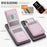JEEHOOD For Samsung Galaxy Note 10 Plus 5G Leather Back Cover Magnetic Case  J06 Phone Case with Card Bag RFID Blocking - Pink - 3