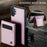 JEEHOOD For Samsung Galaxy Note 10 Plus 5G Leather Back Cover Magnetic Case  J06 Phone Case with Card Bag RFID Blocking - Pink - 7