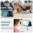 JEEHOOD For Samsung Galaxy Note 10 4G Case  J05 Leather Mobile Cover with Detachable Magnetic Card Bag - Blue - 3