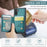 JEEHOOD For Samsung Galaxy Note 10 4G Case  J05 Leather Mobile Cover with Detachable Magnetic Card Bag - Blue - 7