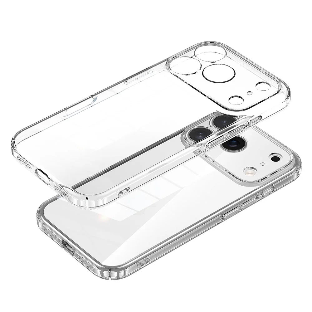 SULADA For iPhone 17 Pro Phone Case Hard PC Crystal Clear Protective Back Cover - 1