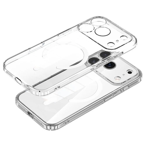 SULADA For iPhone 17 Pro Max Case Compatible with MagSafe Hard PC Crystal Clear Phone Cover - 1