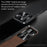 For iPhone 17 Pro Case PU + TPU + PC Phone Back Cover with Metal Lens Frame - Black - 5
