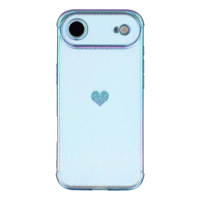 For iPhone Air Magnetic Case TPU Dazzling Color Electroplated Phone Back Cover - Blue - 3