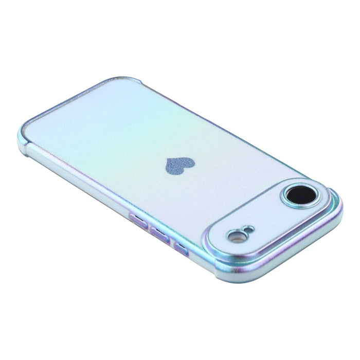 For iPhone Air Magnetic Case TPU Dazzling Color Electroplated Phone Back Cover - Blue - 5