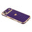 For iPhone Air Case TPU Phone Back Cover Electroplating Heart Pattern - Dark Purple - 4