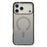 For iPhone 17 Pro Case Compatible with MagSafe Sparkling Glitter PC + TPU Phone Cover - Transparent Black - 1