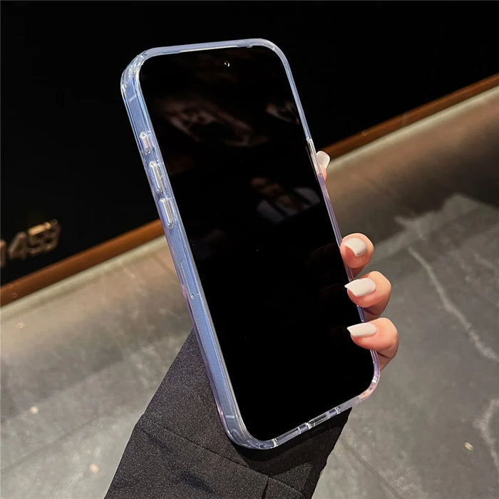 For iPhone 17 Pro Case High Transparency PC + TPU Phone Cover - Transparent White - 4