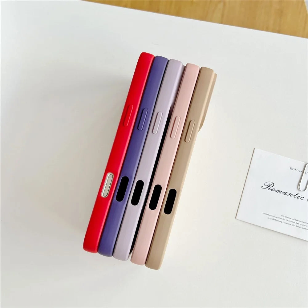 For iPhone 17 Pro Case Minimalist Solid Color Anti-scratch TPU Phone Cover with Soft Lining - Dark Purple - 7