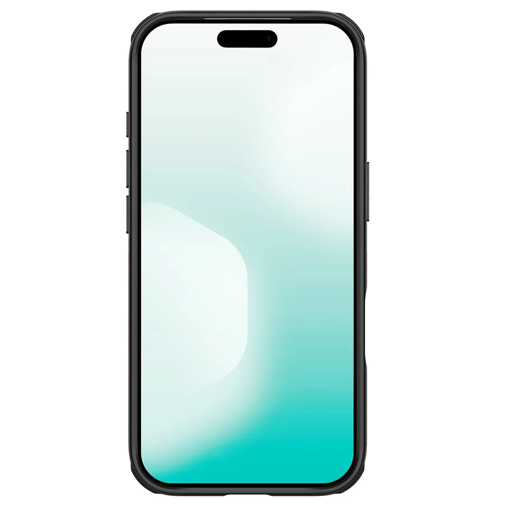 NILLKIN Super Frosted Shield Pro for iPhone 18 Pro / 17 Pro Magnetic Case Matte PC TPU Clear Black Phone Back Cover - Transparent Black - 4