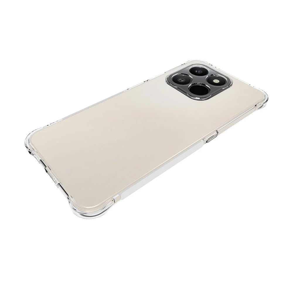 WANLONFENG For Honor 400 Smart 5G / 4G / X7d 4G TPU Case  WL2 Series 2.0mm Phone Cover with 2Pcs Tempered Glass Films - Transparent - 4