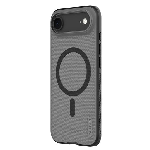 NILLKIN Super Frosted Shield Pro for iPhone Air Magnetic Case Matte PC TPU Clear Black Phone Back Cover - Transparent Black - 1