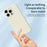 DO AS YOU WISH For iPhone 16 Pro Max Case Straight Edge TPU Phone Back Cover Precise Cutouts - White - 3