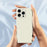 DO AS YOU WISH For iPhone 16 Pro Max Case Straight Edge TPU Phone Back Cover Precise Cutouts - White - 5