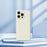 DO AS YOU WISH For iPhone 16 Pro Max Case Straight Edge TPU Phone Back Cover Precise Cutouts - White - 7