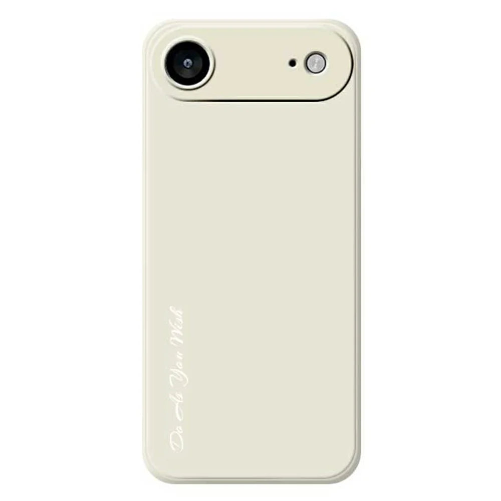 DO AS YOU WISH For iPhone Air Case Straight Edge TPU Phone Back Cover Precise Cutouts - White - 1