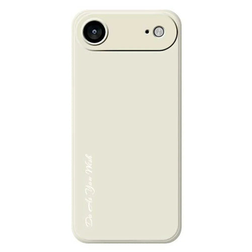 DO AS YOU WISH For iPhone Air Case Straight Edge TPU Phone Back Cover Precise Cutouts - White - 1