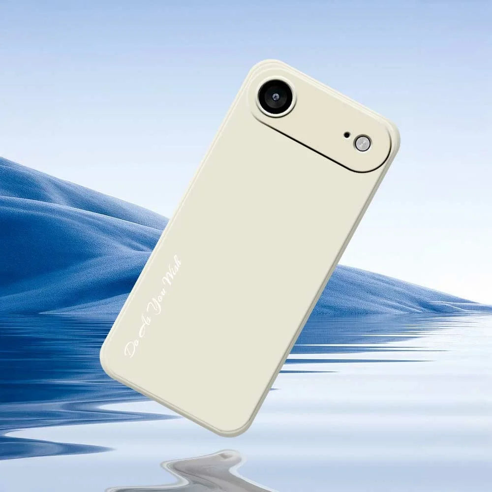 DO AS YOU WISH For iPhone Air Case Straight Edge TPU Phone Back Cover Precise Cutouts - White - 6